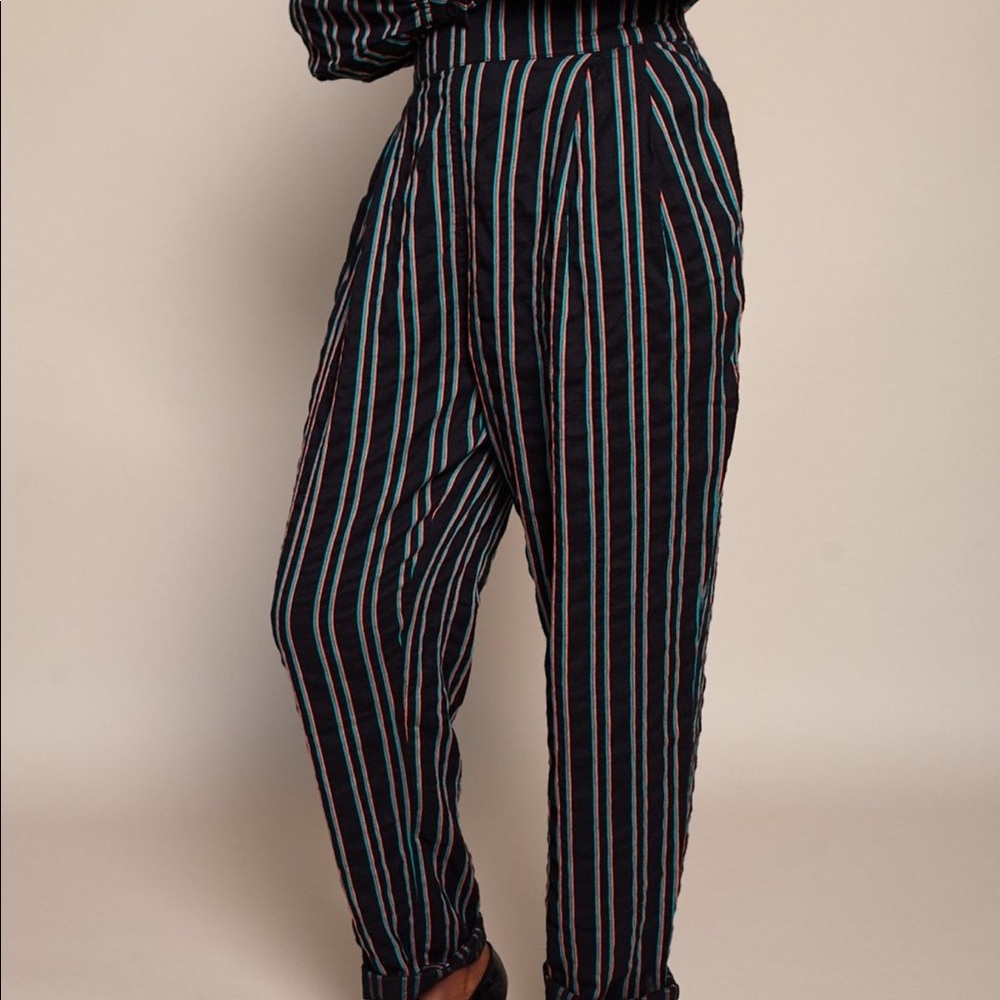 Ace & Jig Lottie pants in skydive print sz small
